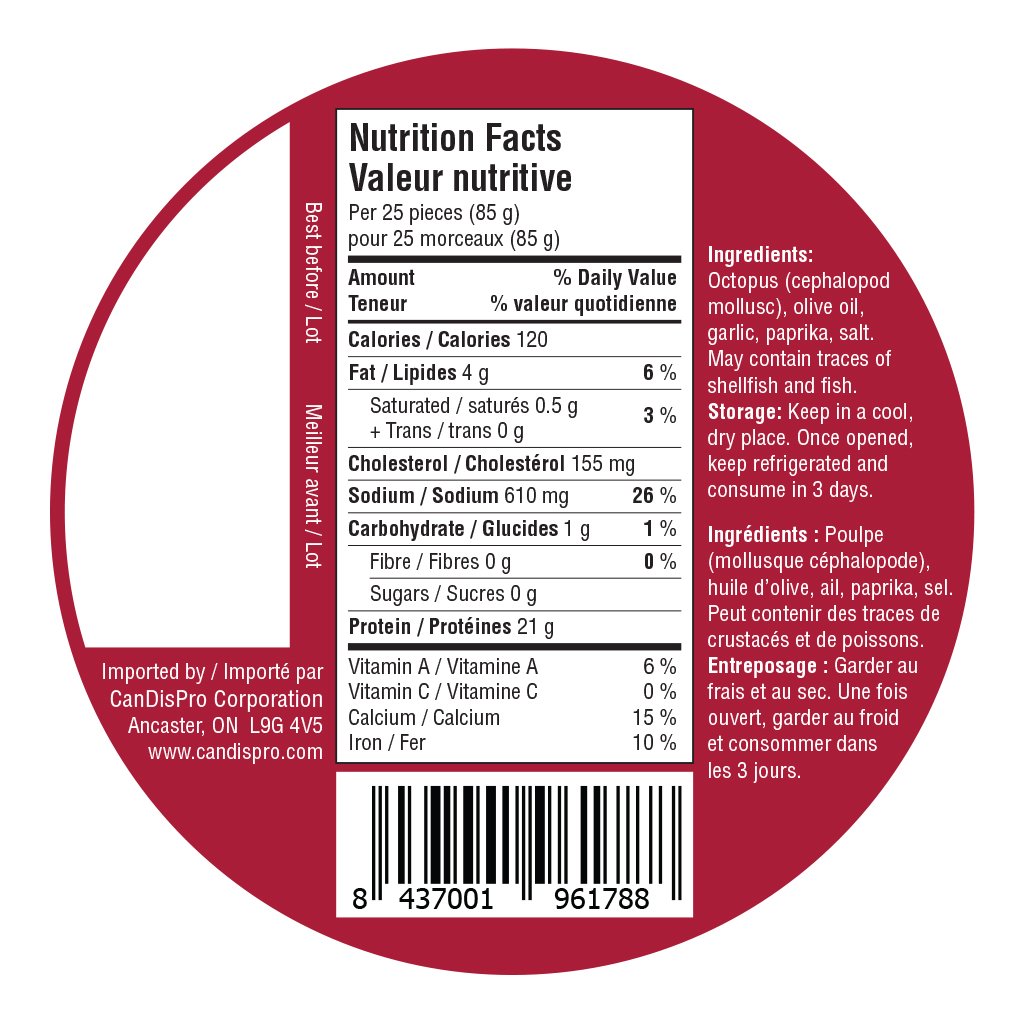 Los Peperetes Octopus in Paprika Sauce - Spanish Pig