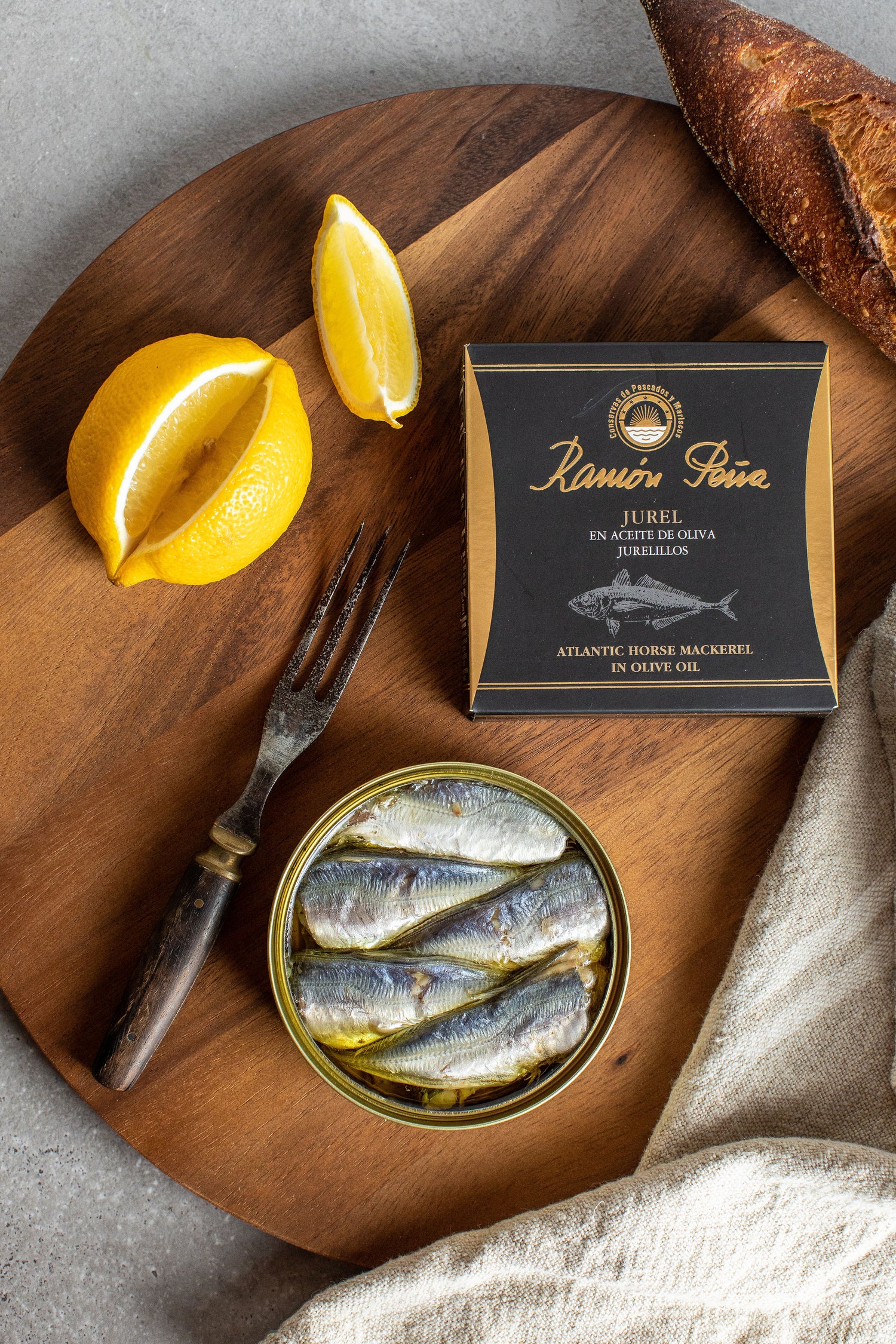 Ramon Peña Small Horse Mackerel (Jurelillos) in Olive Oil - Spanish Pig
