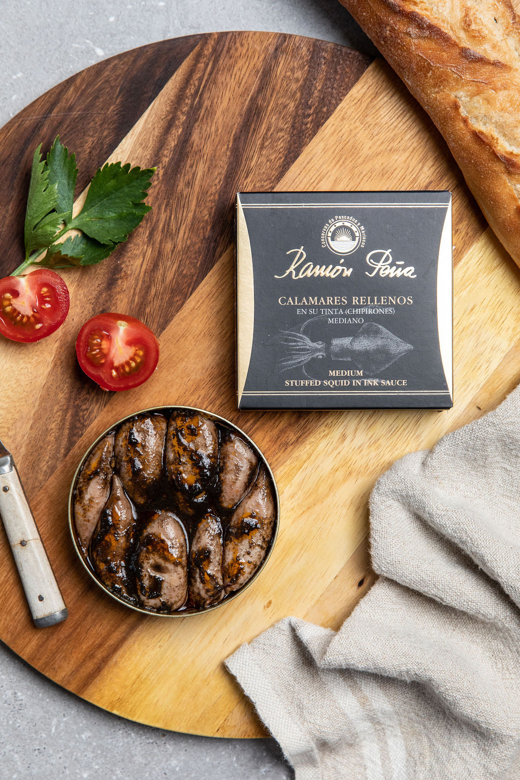 Ramon Peña Stuffed Squid in Ink (Medium) (130g)