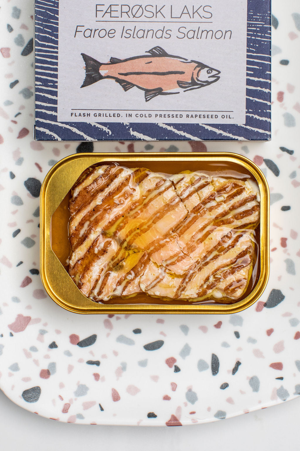 Fangst Færøsk Laks No. 1 Faroe Islands Salmon Flash Grilled, 110g