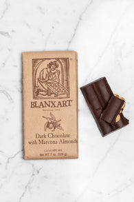 Blanxart Dark Chocolate with Marcona Almonds (150g)