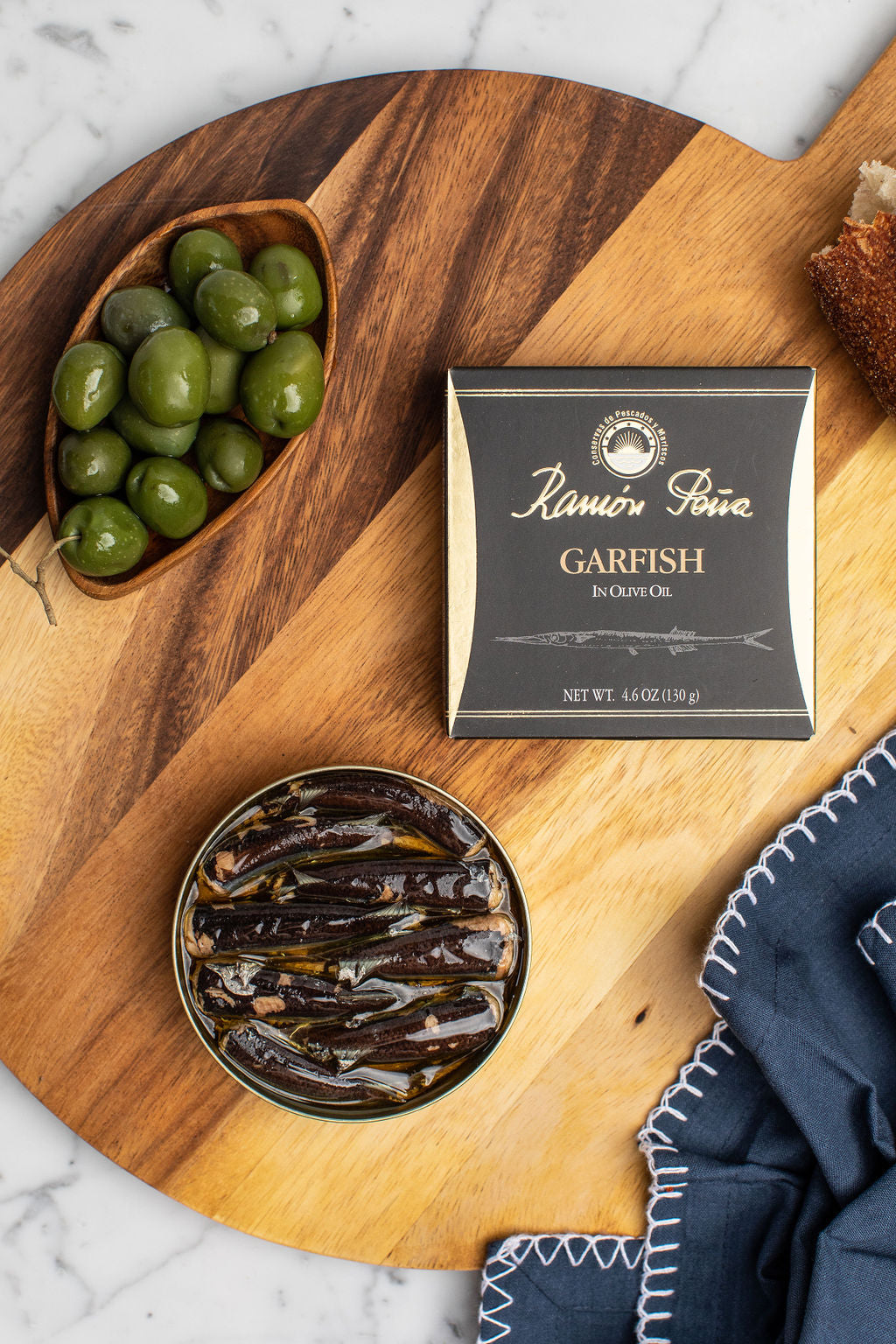 Ramon Peña Garfish Needle Sardines in Olive Oil Gold Series (130g)