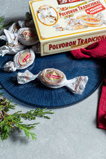 La Estepeña Polvorón Tradicional / Tradicional Almond Cookie (250Gr) - Spanish Pig