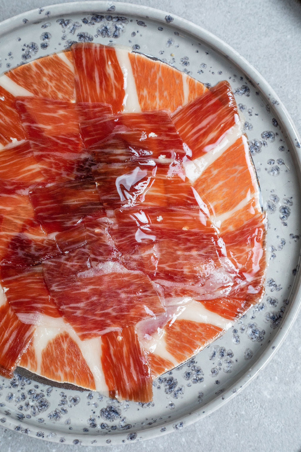 Monte Nevado - Iberico de Cebo (Gras & Grain Fed) Ham. Hand Carved at Spanish Pig.