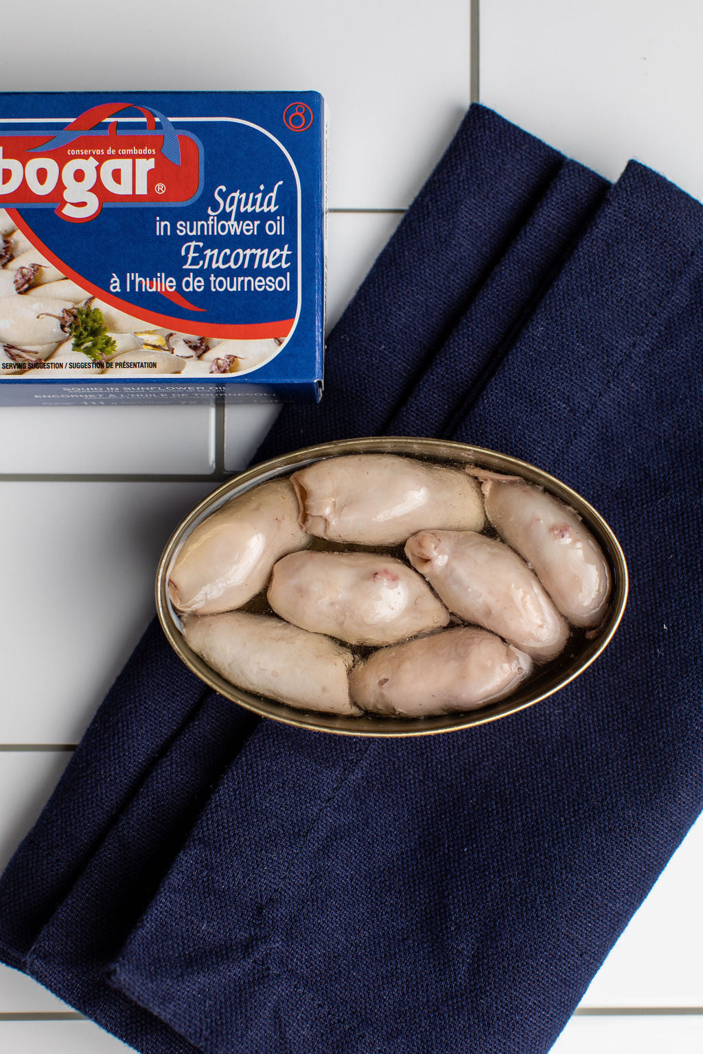 Bogar Squid in Sunflower Oil