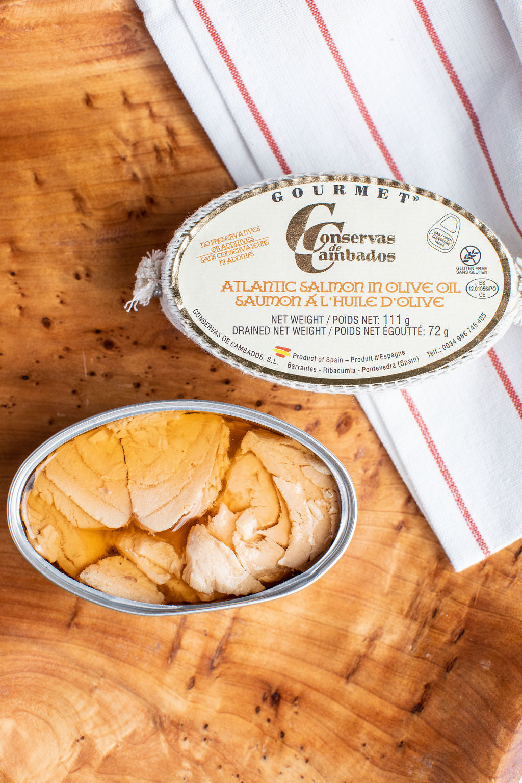 Cambados Gourmet Atlantic Salmon in Olive Oil (111g)