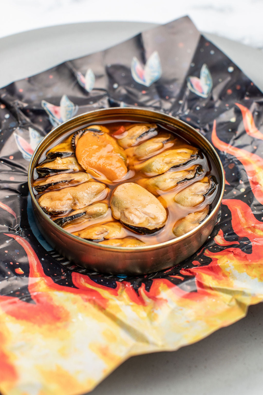 Gueyu Mar Grilled Mussels in Escabeche 180g