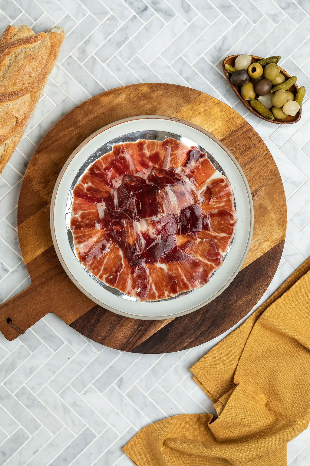 Montaraz Iberico (100%) de Bellota Ham. Hand Carved (80g) - Spanish Pig
