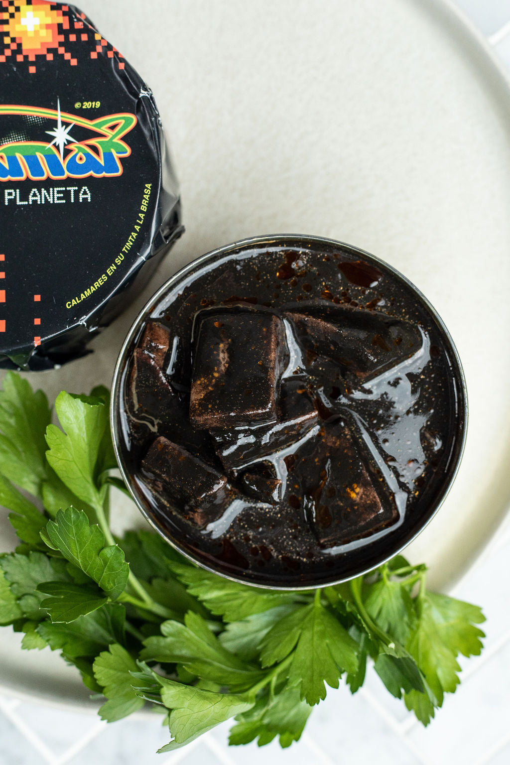 Gueyemar Braised Squid in Ink - Spanish Pig