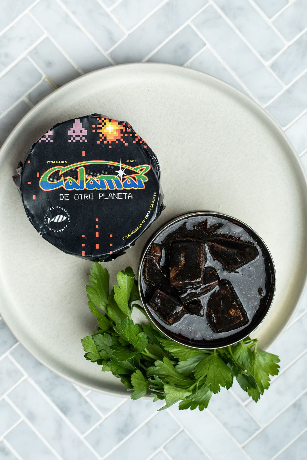 Gueyemar Braised Squid in Ink - Spanish Pig