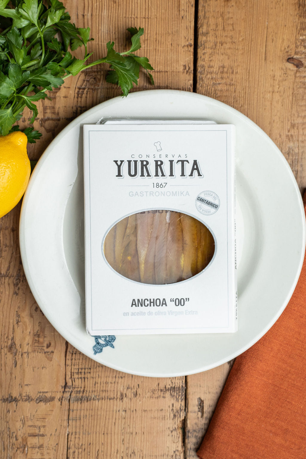 Cantabrico "00" Anchovy Fillets in Extra Virgin Olive Oil [100g Tray] - Spanish Pig