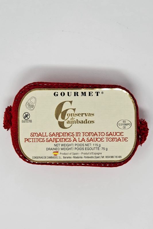 Cambados Small Sardines in Tomato Sauce - Spanish Pig