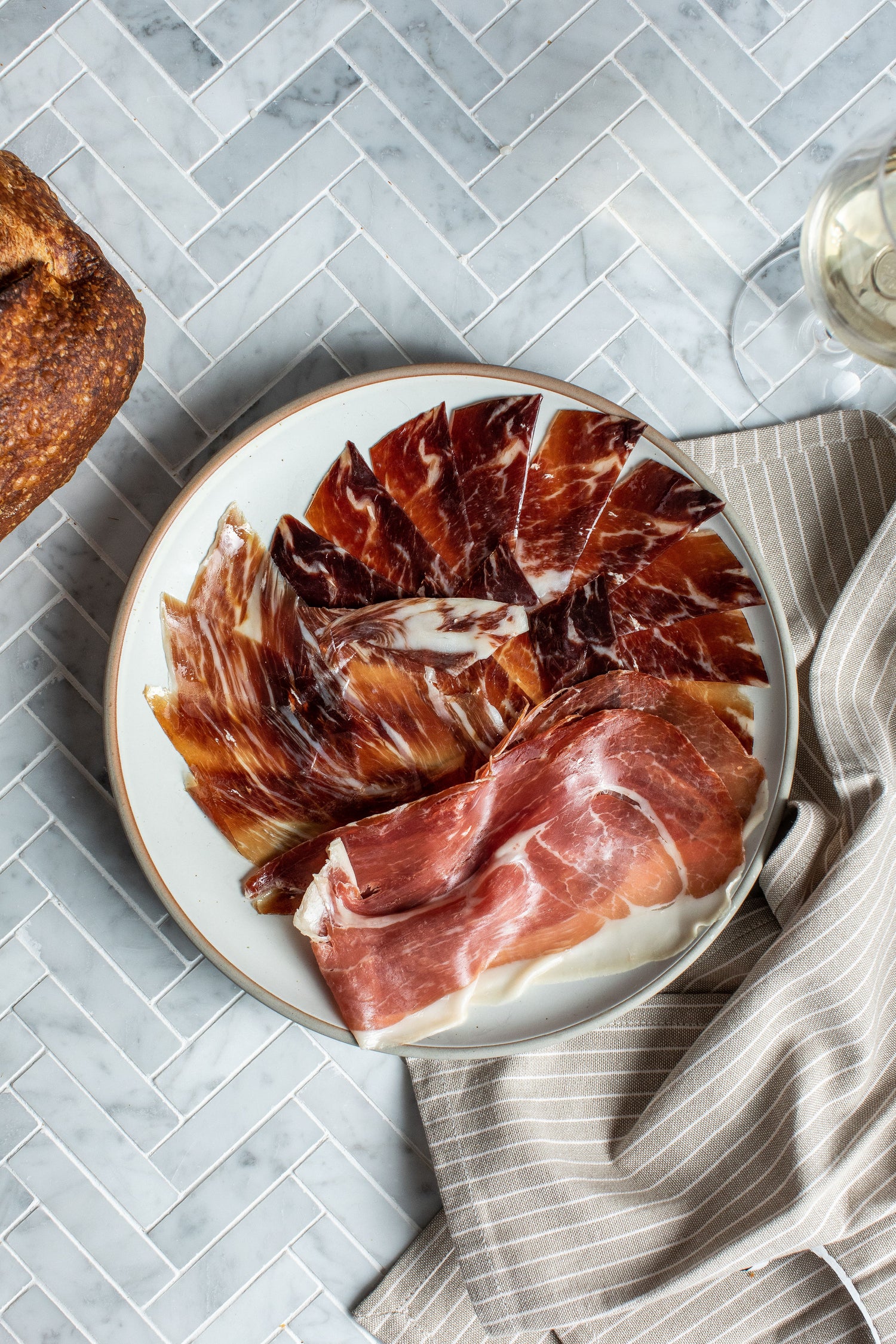 Trio of Prescliced hams - Spanish Pig