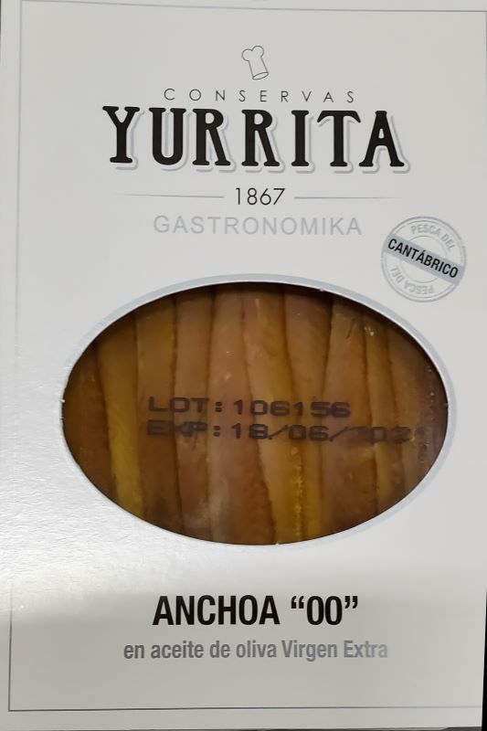 Cantabrico "00" Anchovy Fillets in Extra Virgin Olive Oil [100g Tray] - Spanish Pig