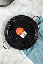 Paella Enameled Steel Paella Pan 34cm - Spanish Pig