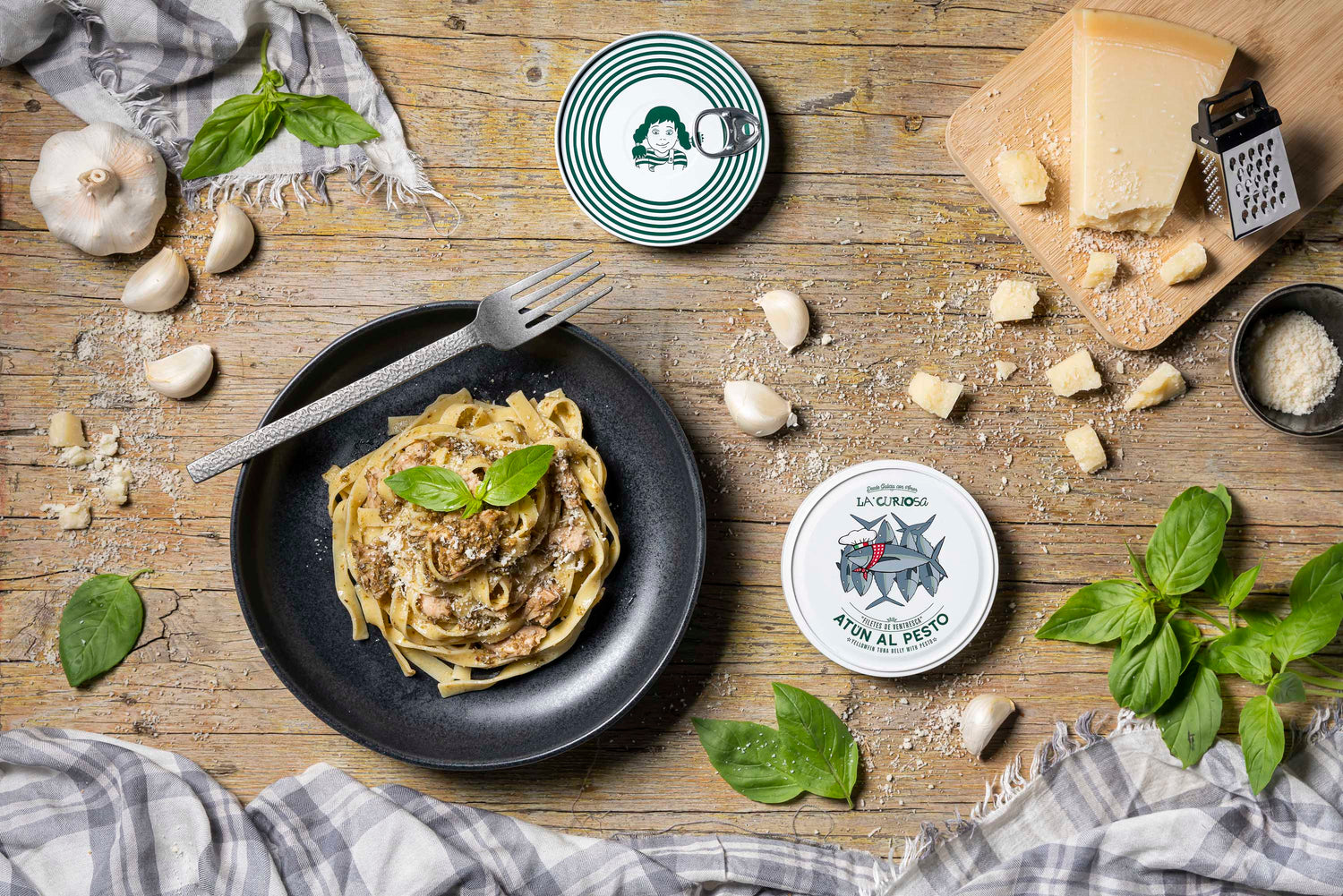 La Curiosa Tuna Belly (Ventresca) with Pesto (120g)