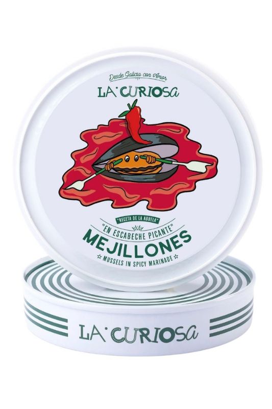 La Curiosa Spicy Marinated Mussels (120g)