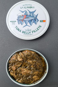La Curiosa Tuna Belly (Ventresca) with Pesto (120g)