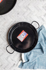 Paella Enameled Steel Paella Pan 34cm - Spanish Pig