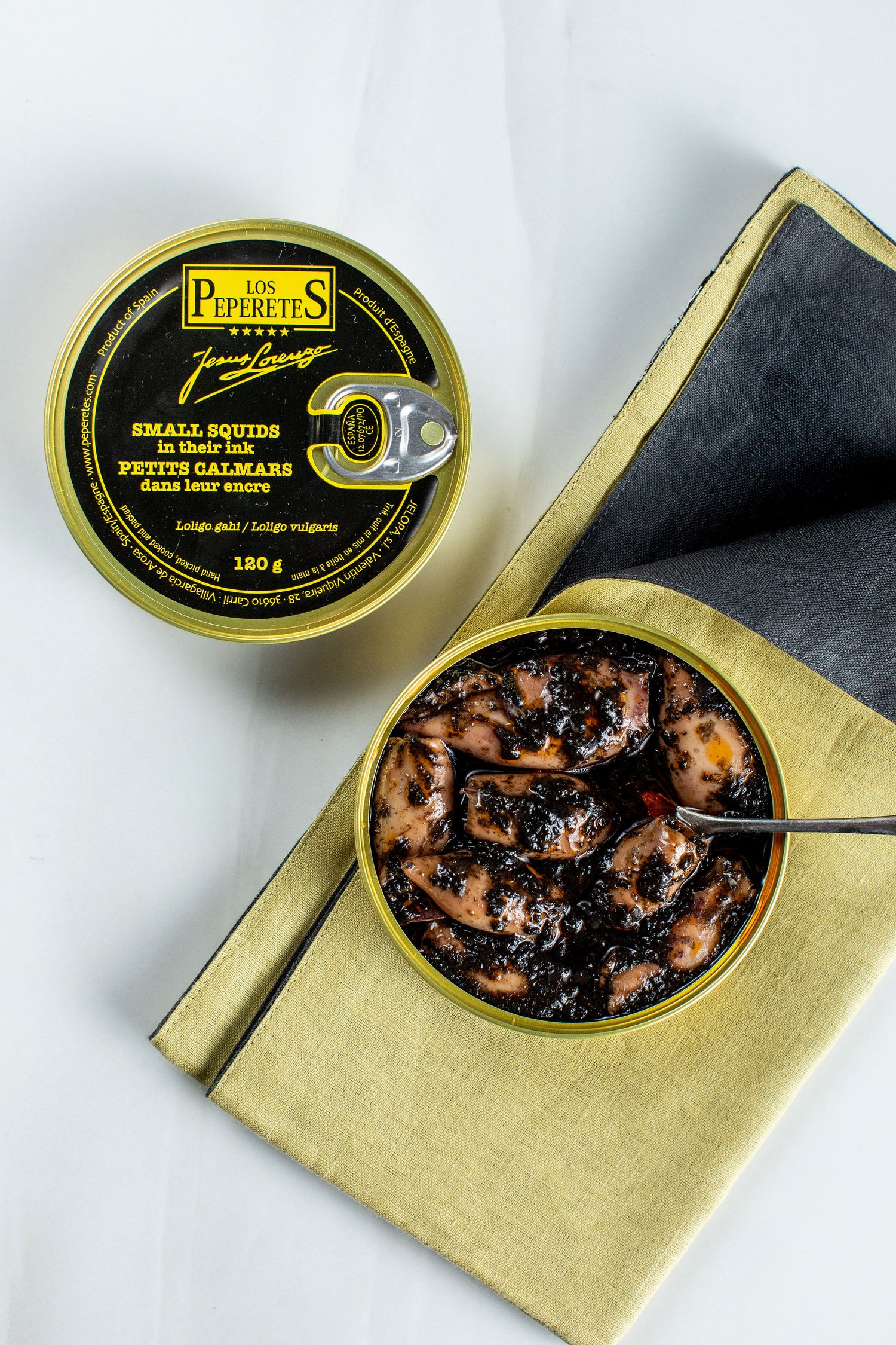 Los Peperetes Small Squids in Their Ink - Spanish Pig