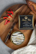 Ramon Pena Sardinillas (small sardines) in Spicy Olive Oil (130g) - Spanish Pig