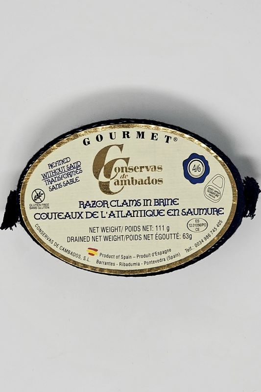 Cambados Gourmet Razor Clams in brine - Spanish Pig